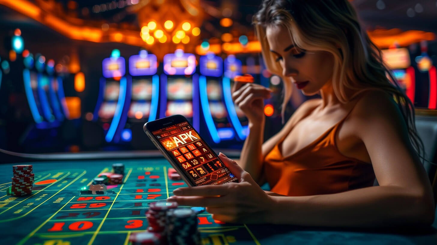 Live blackjack table with boxing broadcast in background